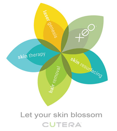 let your skin blossom Laser Cutera flower BEAUTY CLINIC